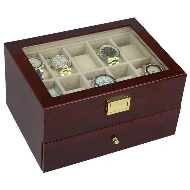 UHRENBOX AUS HOLZ  20 Uhren