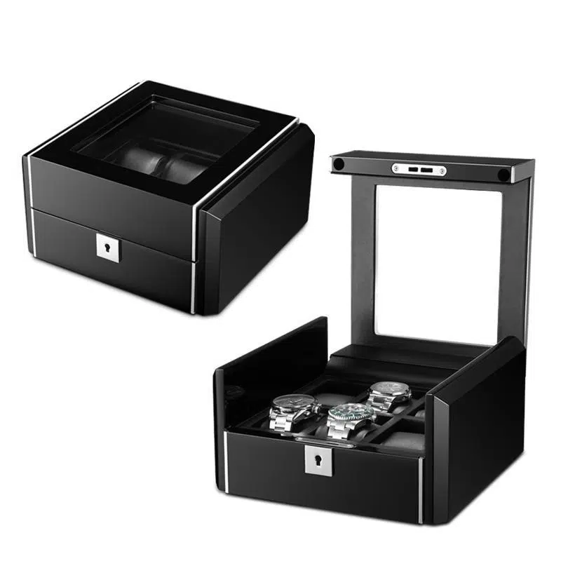 UHRENBOX AUS HOLZ 6 Uhren