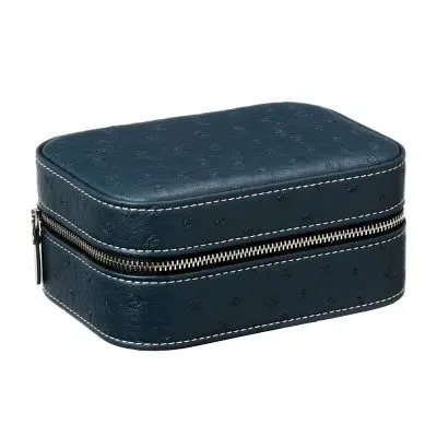 Uhrenetui aus Leder <br/>2 Uhren